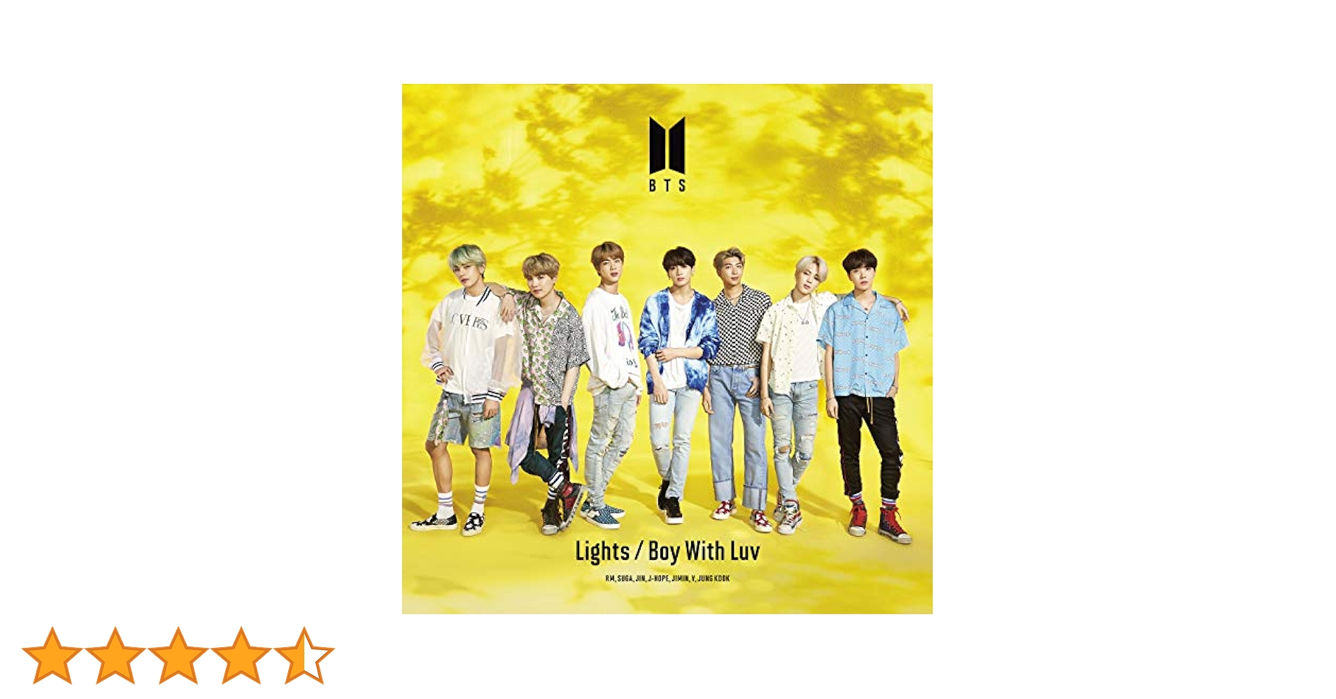 Amazon.co.jp: Lights / Boy With Luv(初回限定盤A)(DVD付